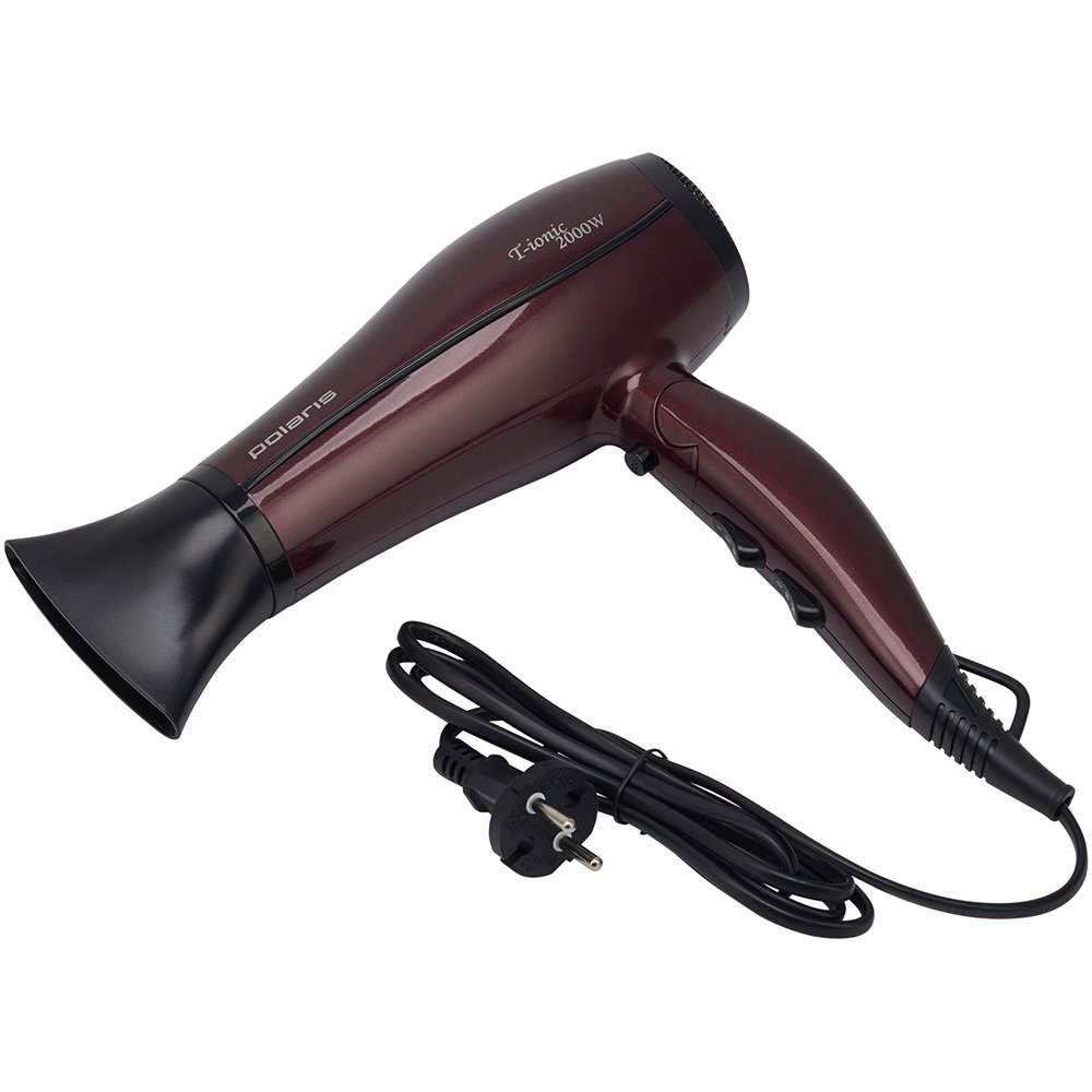 Фен Polaris PHD 2065Ti бордовый - ForteMarket Фен Polaris PHD 2065Ti бордовый купить,0
