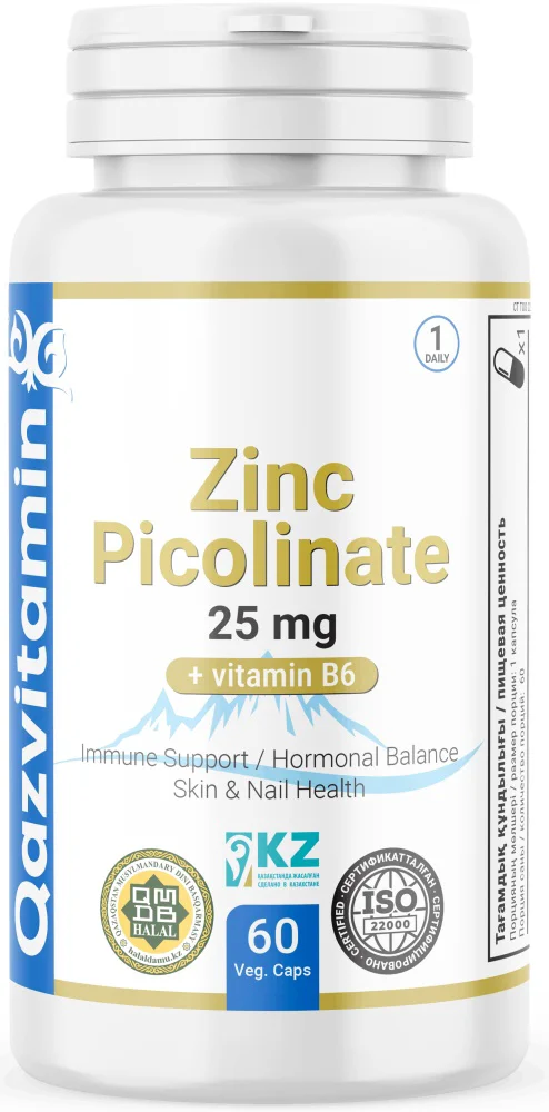 Qazprotein Zinc Picolinate капсулы 60 шт купить,NaN