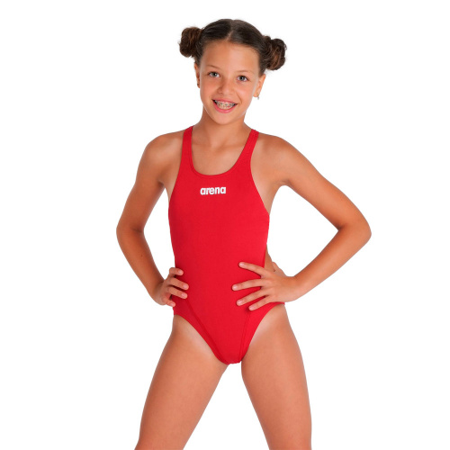 Купальник Arena Swim tech solid 004764 красный 12-13 купить,NaN
