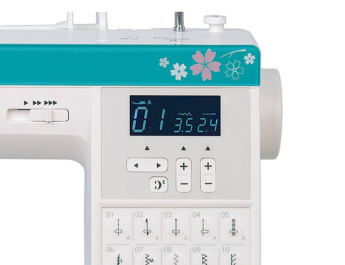 Швейная машина Janome HomeDecor 6180 бело-голубая купить,NaN