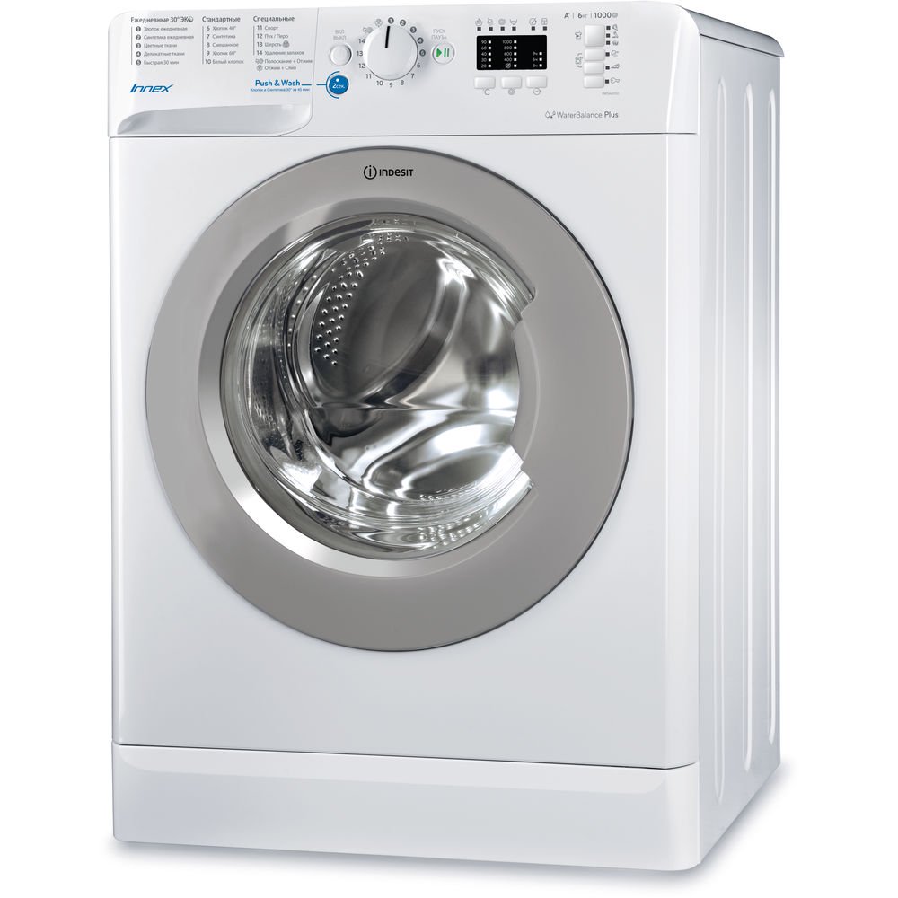 Стиральная машина Indesit BWSA 61051 S белая купить,NaN