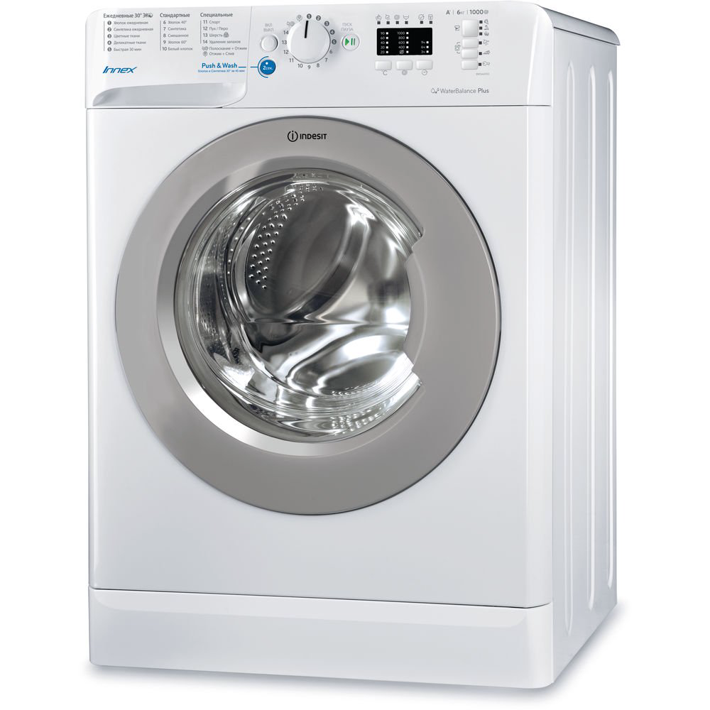 Стиральная машина Indesit BWSA 61051 S белая купить,NaN