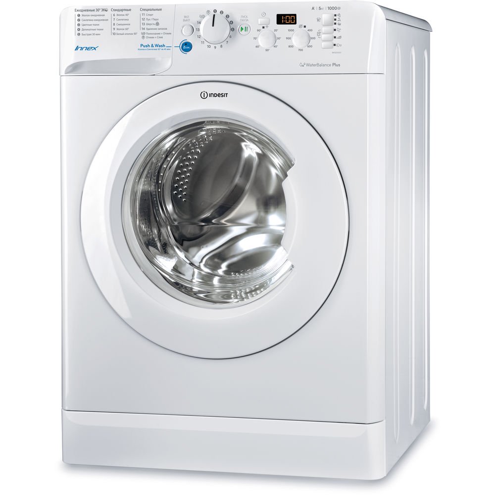 Стиральная машина Indesit BWSD 51051 белая  купить,NaN