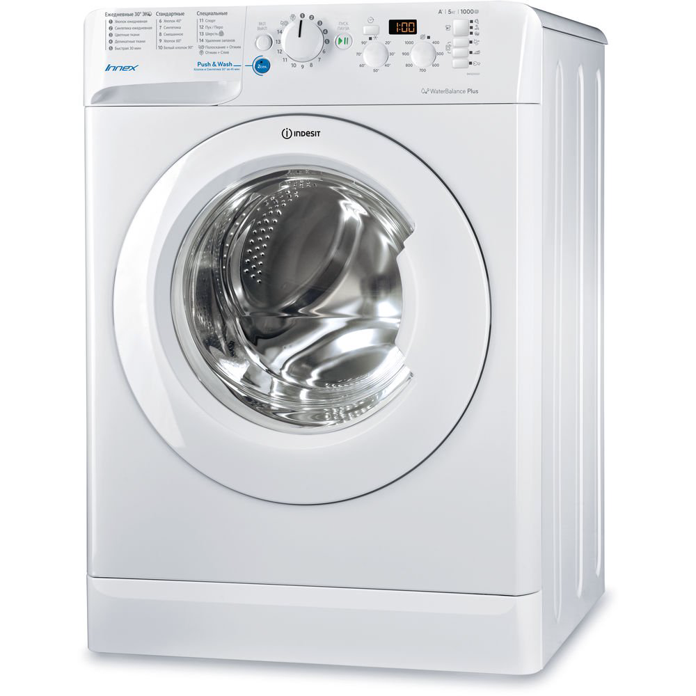Стиральная машина Indesit BWSD 51051 белая  купить,NaN