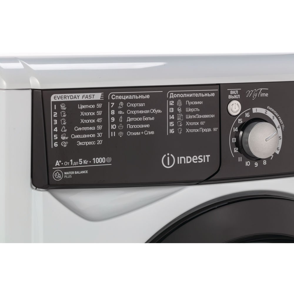 Стиральная машина Indesit EWSD 51031 BK CIS белая - ForteMarket Стиральная машина Indesit EWSD 51031 BK CIS белая купить,0