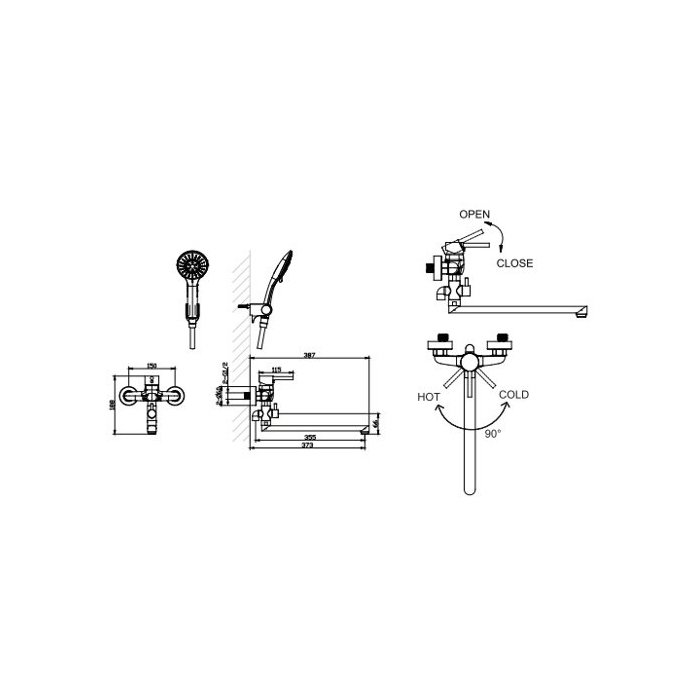 Смеситель Bravat Slim F6332366CP-01L-RUS хром купить,NaN