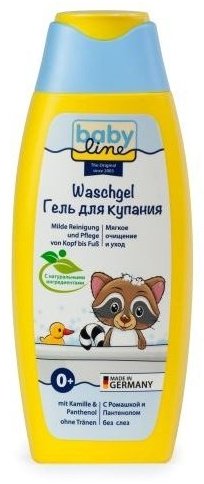 Babyline Гель для купания 250 мл, 0&#43;
