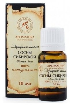 Ароматика эфирное масло сосны сибирской 10 мл