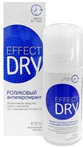 Эффект Драй Ролик-антипепсп. длит. действия 50мл антиперспирант унисекс 50 мл