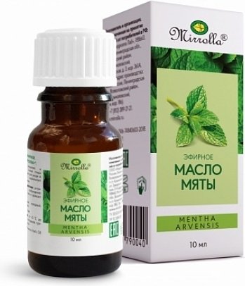 Mirrolla эфирное масло Mentha Arvensis мята 10 мл купить,NaN