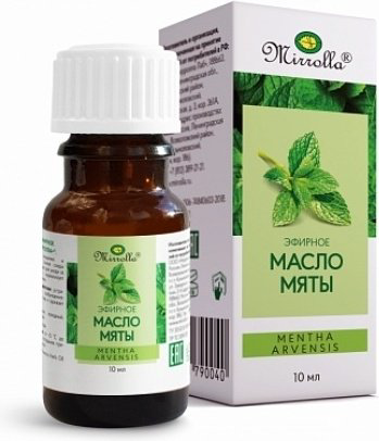 Mirrolla эфирное масло Mentha Arvensis мята 10 мл купить,NaN