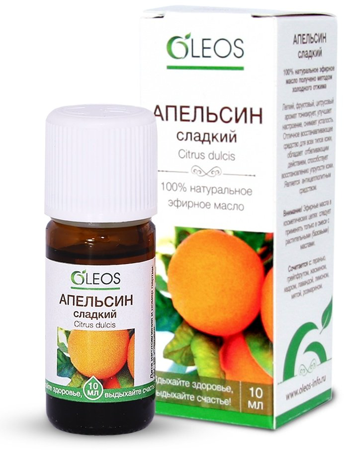 OLEOS эфирное масло апельсин сладкий 10 мл купить,NaN