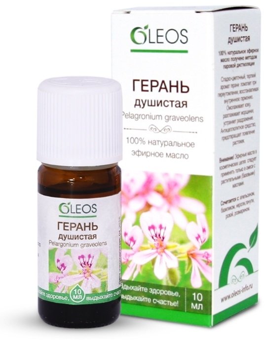 OLEOS эфирное масло герань душистая 10 мл купить,NaN