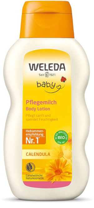 Weleda Детское молочко для тела с календулой 200 мл купить,NaN