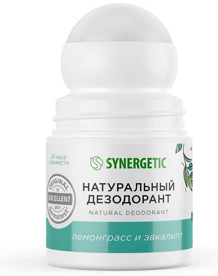 Synergetic Лемонграсс и эвкалипт дезодорант для женщин 50 мл купить,NaN