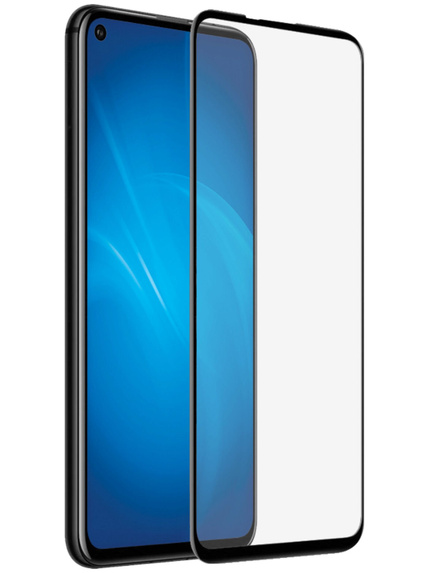Стекло защитное Red Line Full Screen + Full Glue на Xiaomi Redmi Note 9 черное