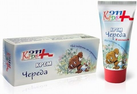 Твинс Тэк ЗАО 911 Kids Череда крем для тела 150 мл