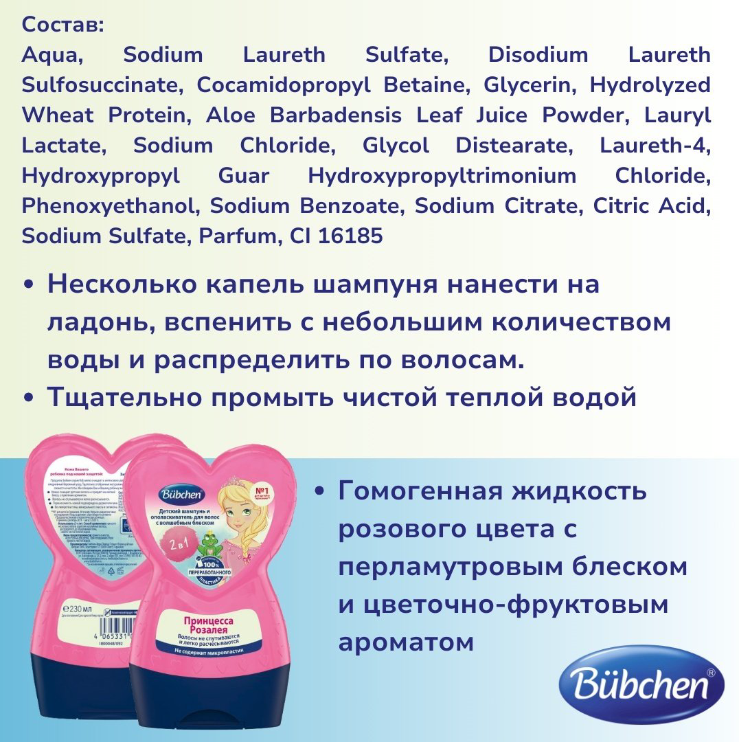 Шампунь Bubchen 230 мл купить,NaN