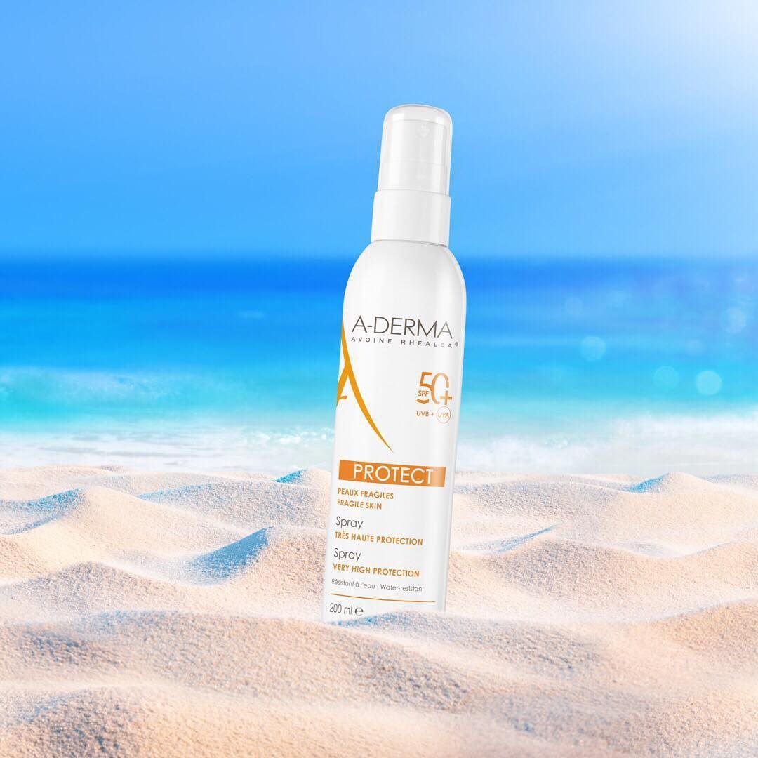 A-DERMA Protect SPF50+ спрей солнцезащитный для тела 200 мл купить,NaN