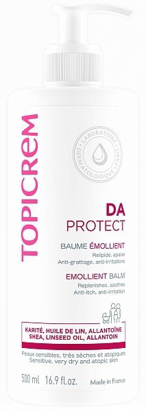 TOPICREM DA Protect Emollient бальзам для тела 500 мл купить,NaN