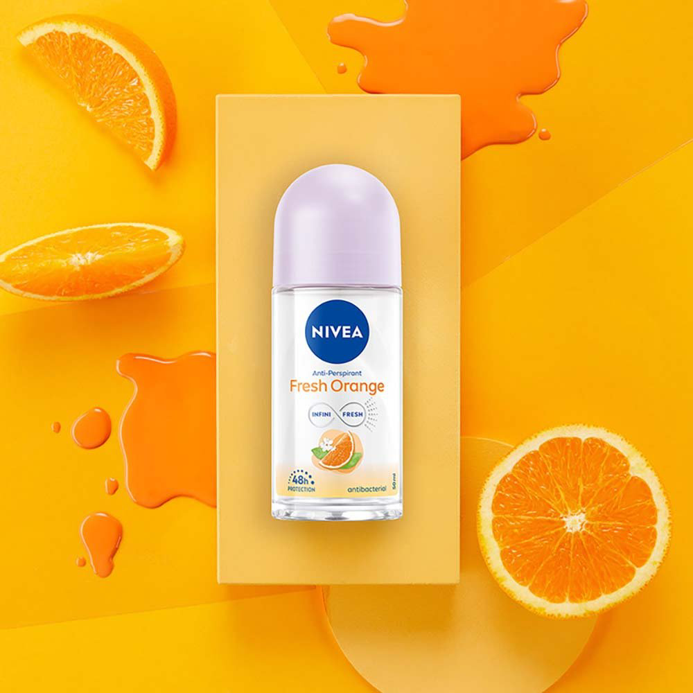 NIVEA Fresh Orange антиперспирант для женщин 50 мл купить,NaN
