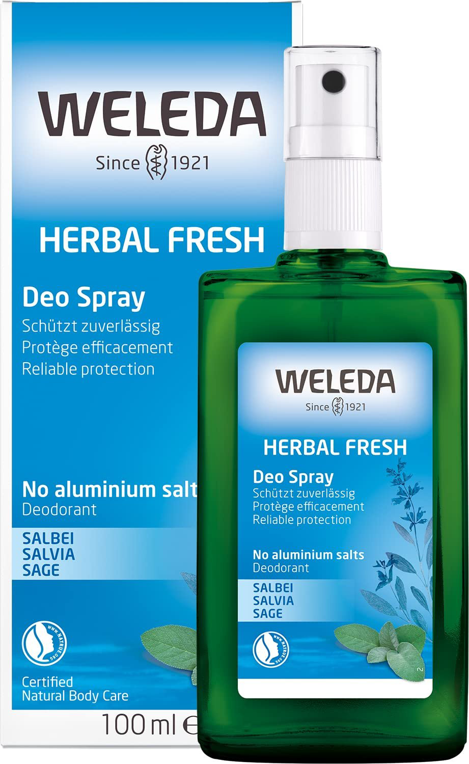 Weleda Herbal Fresh дезодорант унисекс 100 мл купить,NaN