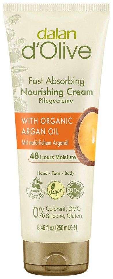 DALAN d&#39;Olive питательный с аргановым маслом крем для рук 250 мл