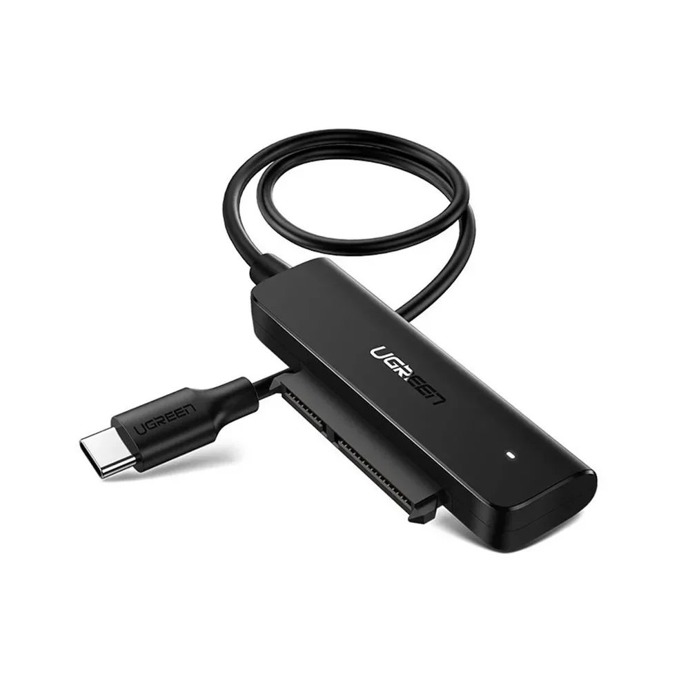 Конвертер Ugreen CM321 USB-C 3.0 to 2.5-Inch SATA черный