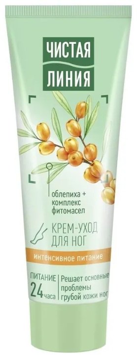 ЧИСТАЯ ЛИНИЯ Крем-Уход для Ног крем для ног 75 мл