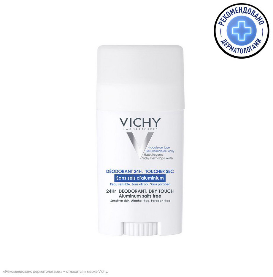 Vichy Дезодорант-стик, обеспечивающий 24-часовой эффект, 40 мл - ForteMarket Vichy Дезодорант-стик, обеспечивающий 24-часовой эффект, 40 мл купить,NaN