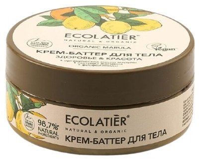Ecolatier Organic Marula здоровье и кpacoтa крем-баттер для тела 150 мл