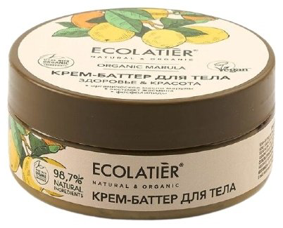 Ecolatier Organic Marula здоровье и кpacoтa крем-баттер для тела 150 мл купить,NaN
