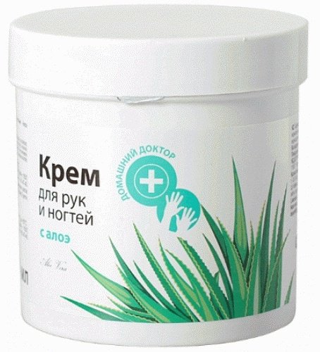 Домашний доктор для рук и ногтей с Алоэ крем для рук 250 мл
