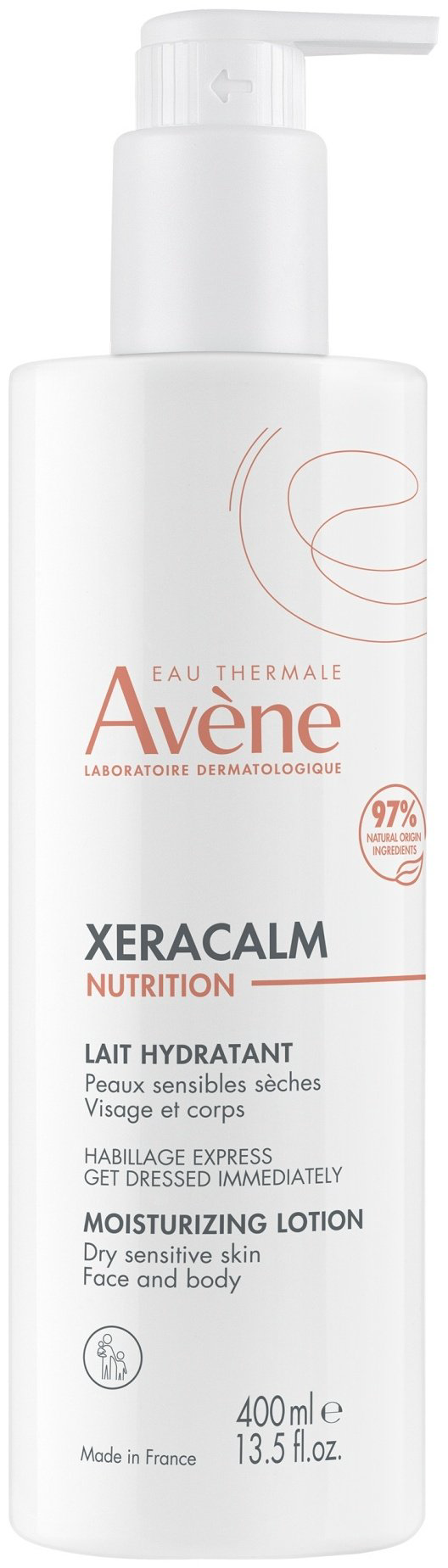 Avene Xeracalm Nutrition лосьон для тела 400 мл купить,NaN