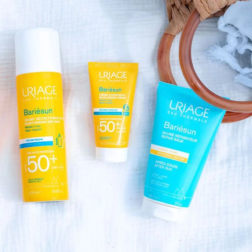 URIAGE Bariesun Moisturizing Dry SPF50 спрей солнцезащитный для тела 200 мл купить,NaN