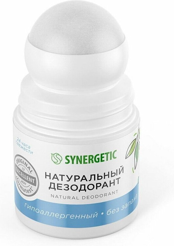 Synergetic Натуральный дезодорант унисекс 50 мл купить,NaN