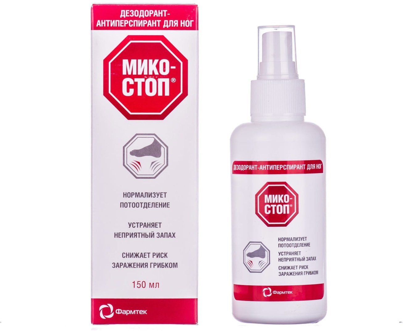 Фармтек Микостоп дезодорант-антиперспирант унисекс 150 мл