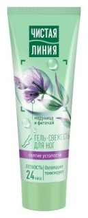 ЧИСТАЯ ЛИНИЯ Гель-свежесть для ног Снятие усталости крем для ног 75 мл