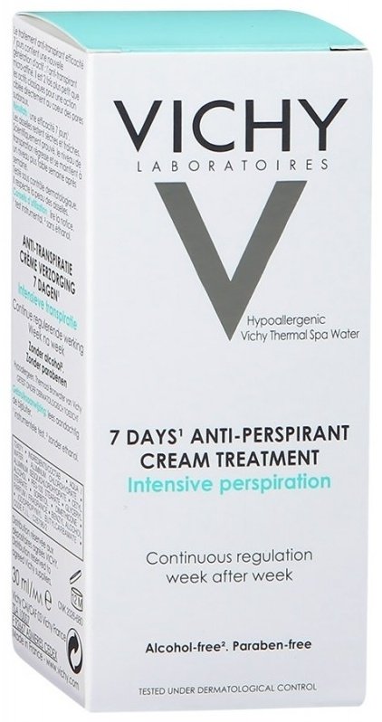 Vichy Дезодорант-крем 7 дней, регулирующий избыточное потоотделение, 30 мл