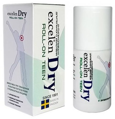 Excelsior Excelen Dry Roll-on Teen антиперспирант унисекс 50 мл купить,NaN