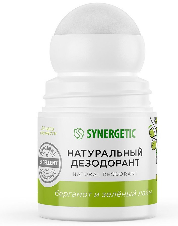Synergetic Бергамот и зеленый лайм дезодорант для женщин 50 мл