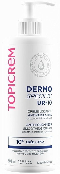 TOPICREM UR-10 Anti-Roughness Soothing крем для тела 500 мл купить,NaN