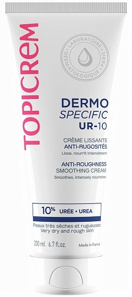 TOPICREM UR-10 Anti-Roughness Smoothing крем для тела 200 мл