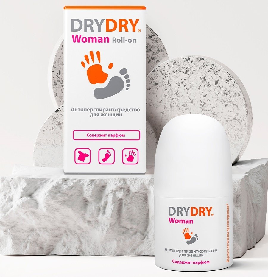 Dry Dry Woman Roll-On антиперспирант для женщин 50 мл