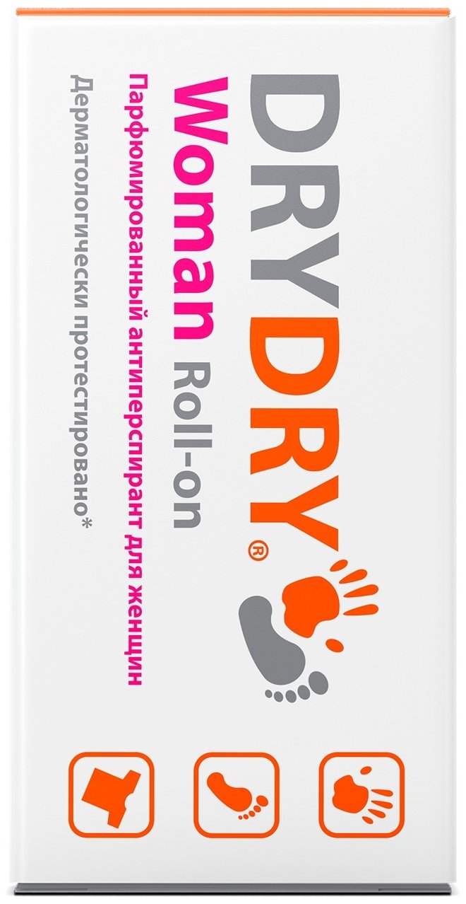 Dry Dry Woman Roll-On антиперспирант для женщин 50 мл