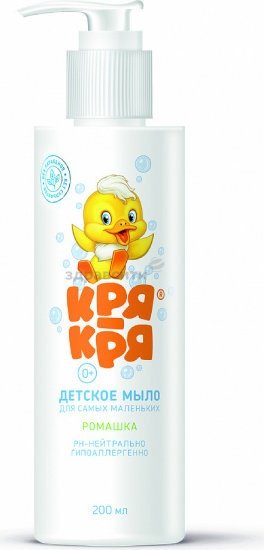 Жидкое мыло детское КРЯ-КРЯ Детское Ромашка 200 мл купить,NaN