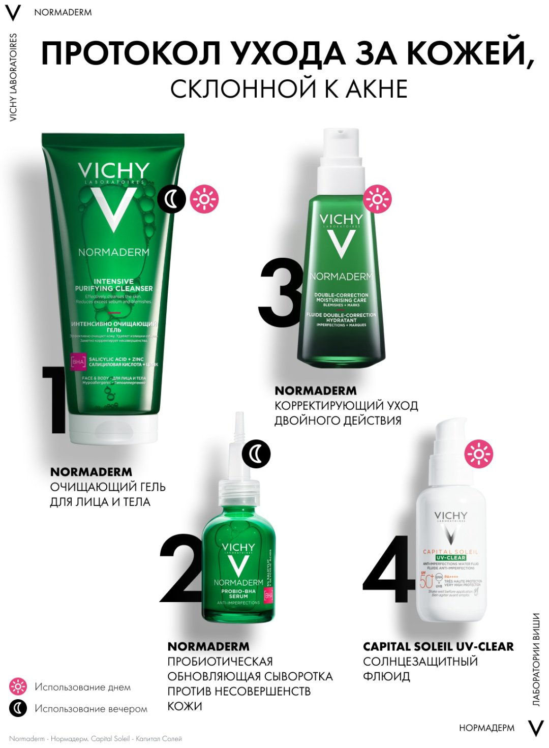 Vichy NORMADERM Интенсивно очищающий гель для лица и тела, 200 мл - ForteMarket Vichy NORMADERM Интенсивно очищающий гель для лица и тела, 200 мл купить,NaN