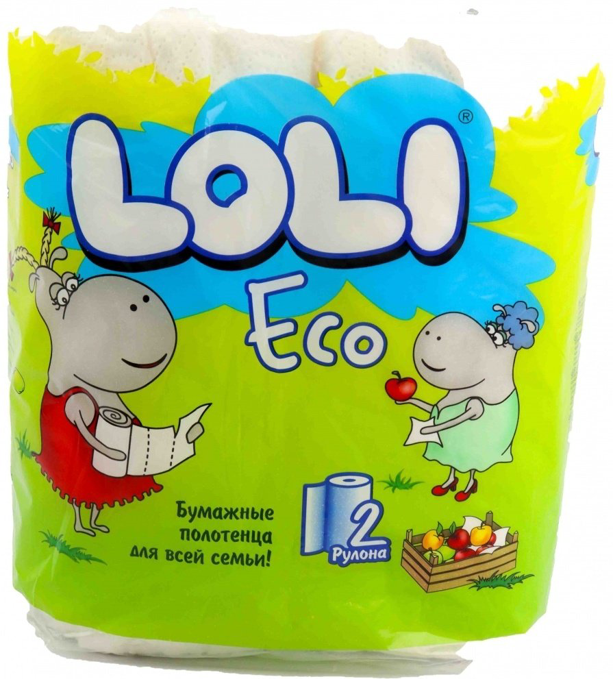 Бумажные полотенца Loli ECO 00045152 2 шт купить,NaN
