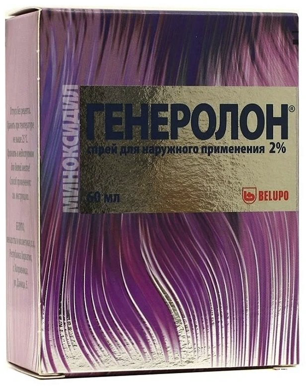 Belupo Генеролон 2% средство от облысения 60 мл купить,NaN