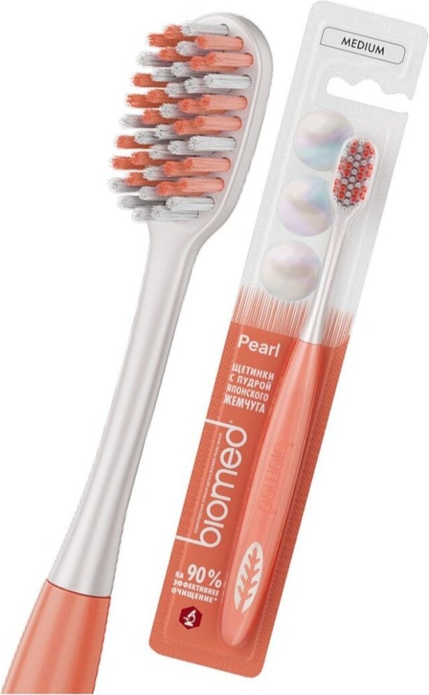 Biomed Pearl зубная щетка средняя 1 шт